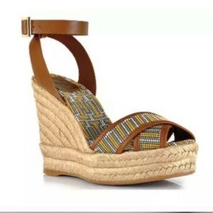 Tory Burch Florian Espadrille Wedges